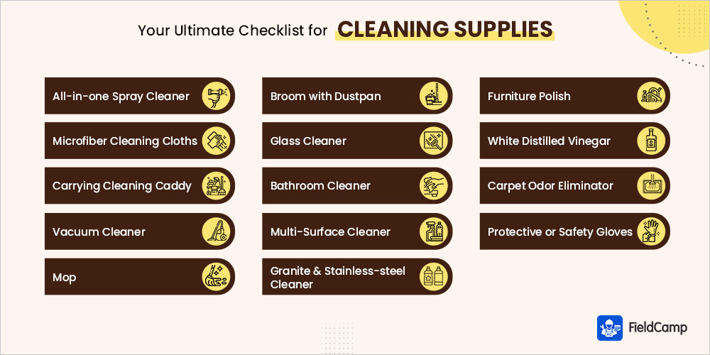 Cleaning Supplies for Business - Ultimate Checklist You'll Ever Need