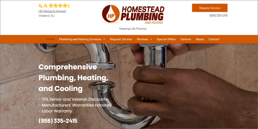 Homestead plumbing and heating