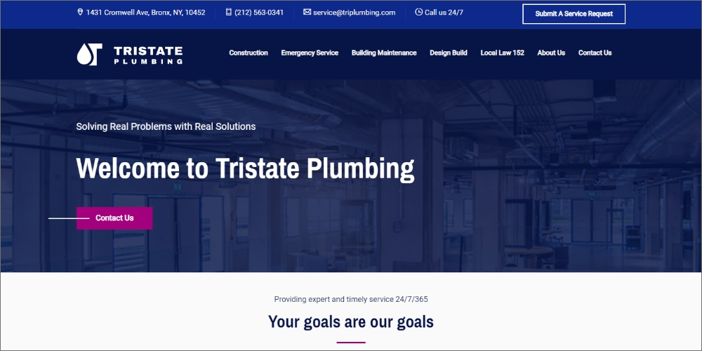 Tristate plumbing website